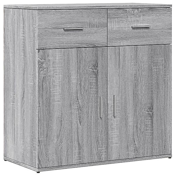 vidaXL Sideboard Grau Sonoma 79x38x80 cm Holzwerkstoff 840525 günstig online kaufen