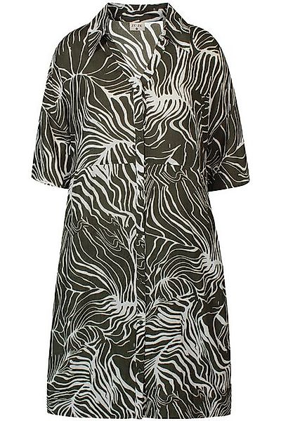 ZE-ZE Nordic Blusenkleid Viskosekleid Leafy khaki günstig online kaufen