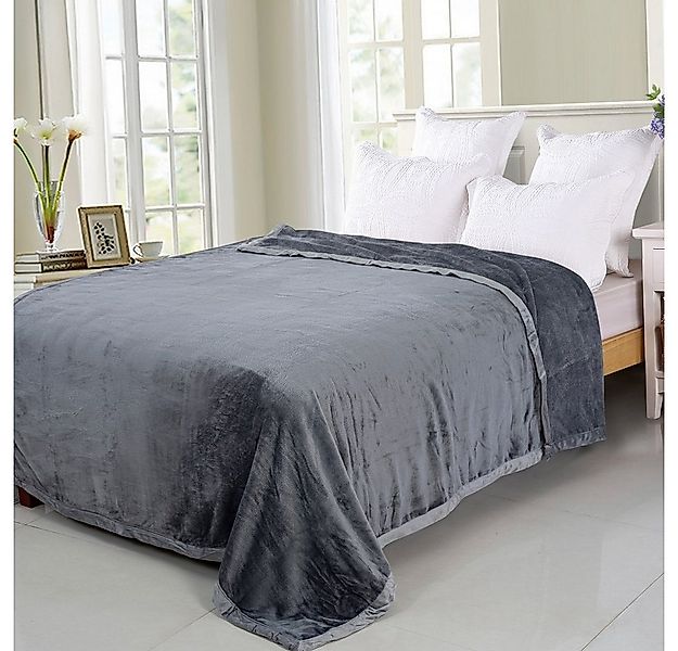 Wolldecke / 150x200cm / Kuscheldecke / Schlafdecke / Uni, Brilliant, Kusche günstig online kaufen
