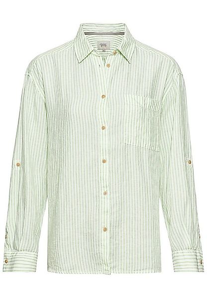 camel active Langarmbluse Streifenbluse im Relaxed Fit günstig online kaufen