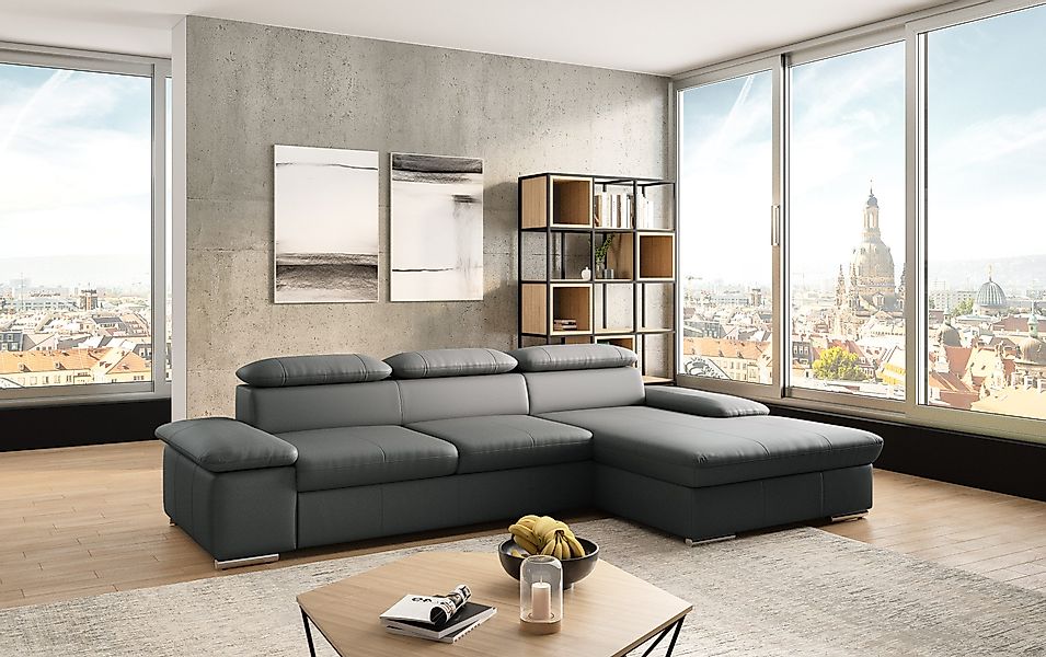 sit&more Ecksofa Valantine L-Form, inkl. Kopf- günstig online kaufen