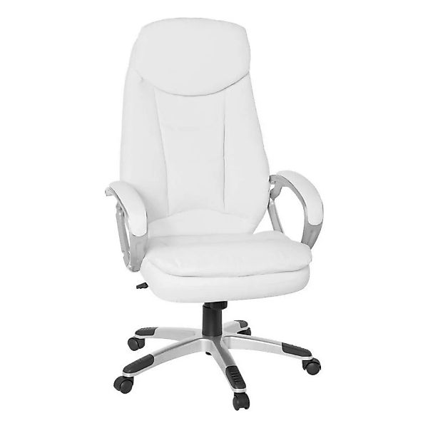 Design Bürostuhl Weiß 120kg Schreibtischstuhl Kunstleder Modern | Ergonomis günstig online kaufen