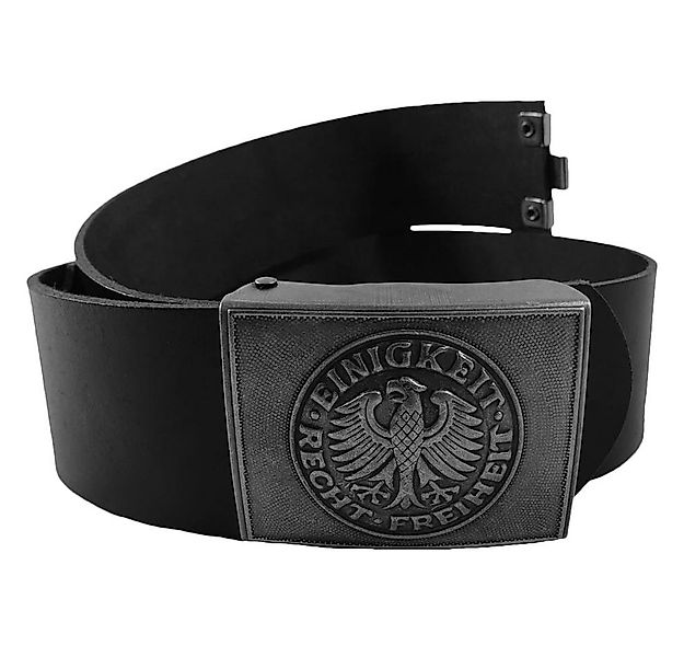 Mil-Tec Koppelgürtel Bundeswehr Koppel Leder Schwarz günstig online kaufen