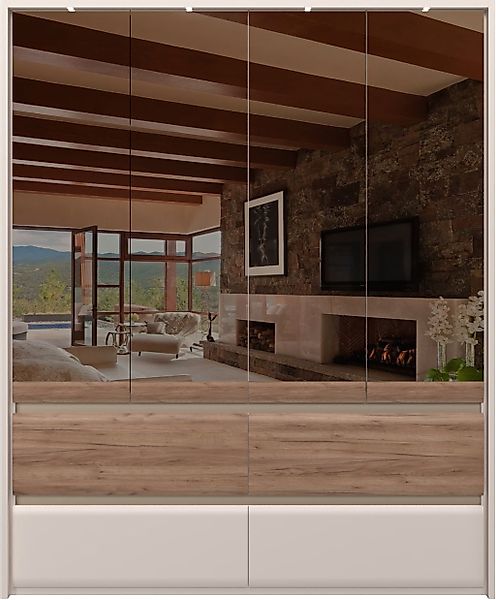 Places of Style Kleiderschrank "Invictus, UV lackiert, FSC-zertifiziert, gr günstig online kaufen