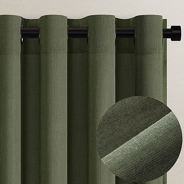 Topfinel Gardine Leinen Vorhänge Stores Gardinen günstig online kaufen