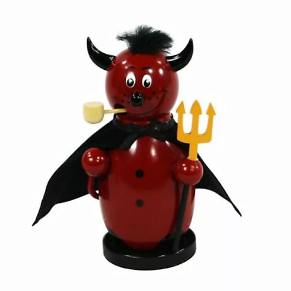 Sigro Holz Räucherfigur Teufel 5 x 5 x 12 cm schwarz/rot günstig online kaufen