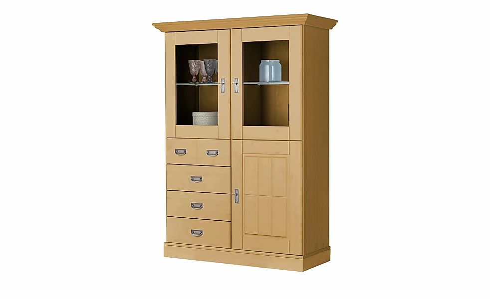 maison bleue Highboard  Florian ¦ holzfarben ¦ Maße (cm): B: 118,5 H: 163,5 günstig online kaufen