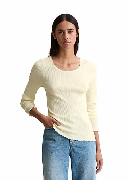 Marc OPolo DENIM Langarmshirt "aus Organic-Cotton-Stretch" günstig online kaufen