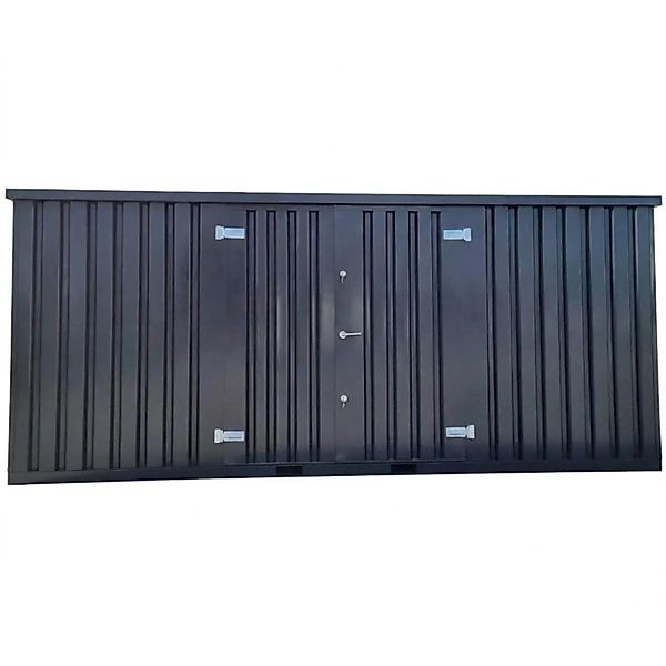 LagercontainerXXL 6m Lagercontainer mit Doppeltür auf der Langen Seite RAL7 günstig online kaufen