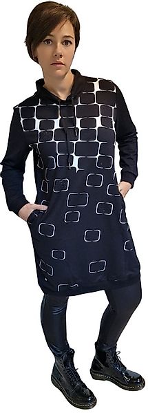 Gio Milano Sweatkleid G29-5106, Gio Milano Kleid mit Rautendruck und Strass günstig online kaufen