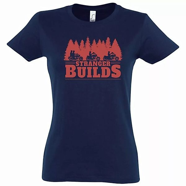 Youth Designz T-Shirt Stranger Builds Damen T-Shirt mit trendigem Frontprin günstig online kaufen