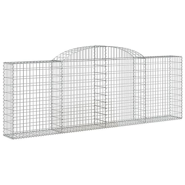 vidaXL Gabionen mit Hochbogen 5 Stk 300x30x100/120cm Eisen 1671261 günstig online kaufen