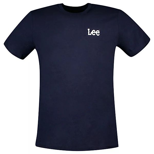 Lee 2 Units Kurzärmeliges T-shirt L Graphic White / Black / Navy günstig online kaufen