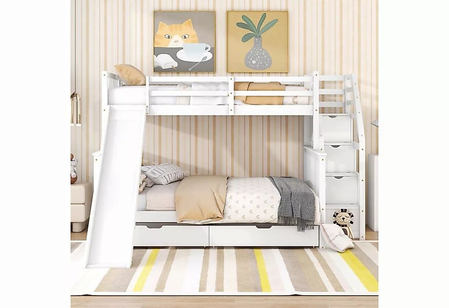 REDOM Kinderbett Etagenbett Bett Gästebett Einzelbett Funktionsbett (mit Sc günstig online kaufen