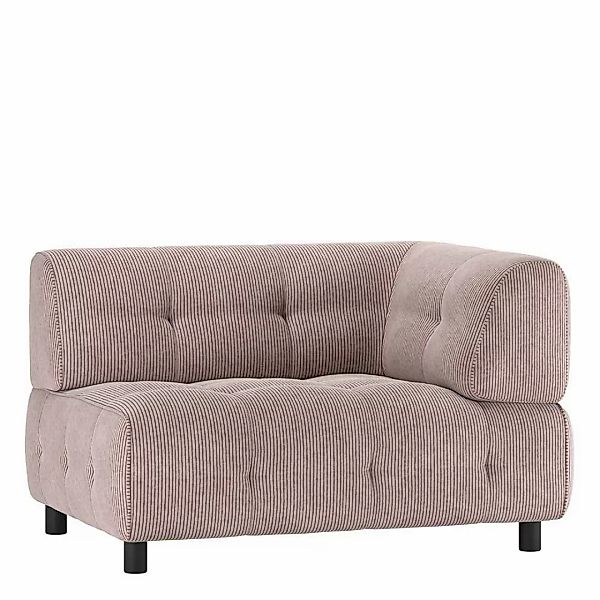 Sofa-Element Cord Mauve in modernem Design 43 cm Sitzhöhe günstig online kaufen