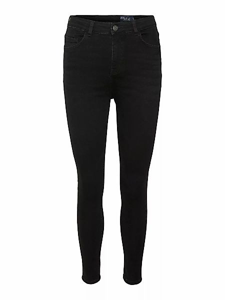 Noisy May Damen Jeans NMBUDDY Skinny Fit Schwarz - Black Denim günstig online kaufen