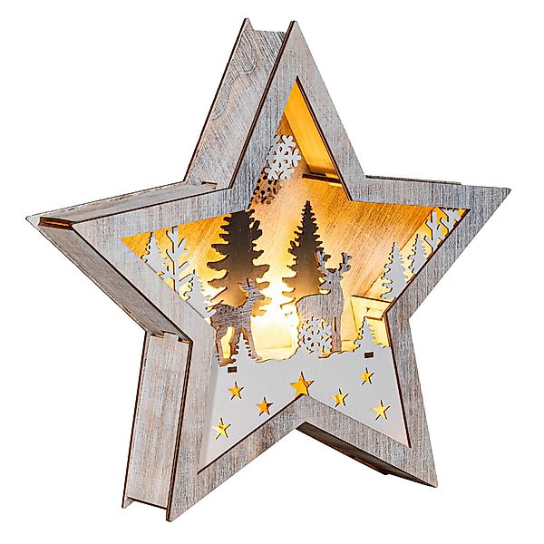 Spetebo Dekofigur LED Weihnachts Stern aus günstig online kaufen