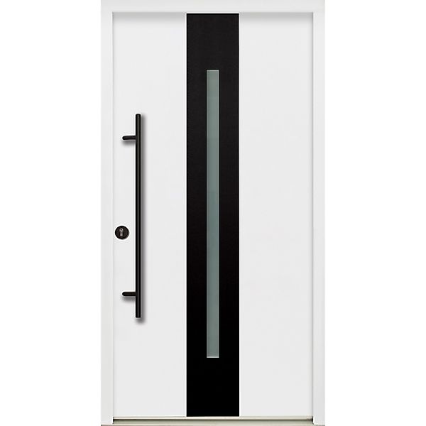 Splendoor Haustür ThermoSpace Prime Dublin Weiß 210 cm x 100 cm Anschlag L günstig online kaufen