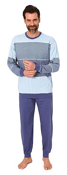 Normann Pyjama Normann Herren Schlafanzug lang günstig online kaufen