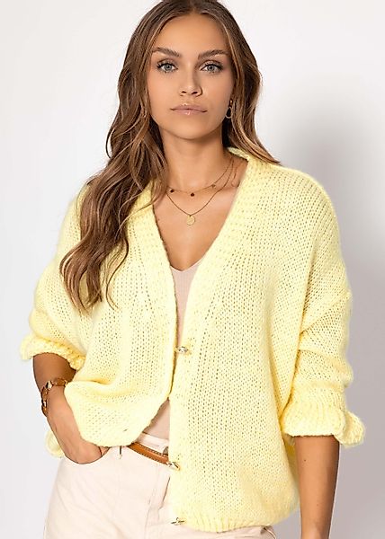 SASSYCLASSY Cardigan Cardigan mit 3/4-Ärmeln für günstig online kaufen