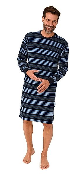 Normann Pyjama Normann Herren Frottee Nachthemd Streifenlook – auch in Über günstig online kaufen