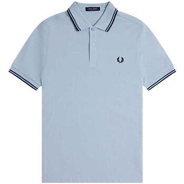 Fred Perry  T-Shirts & Poloshirts Twin Tipped Polo Shirt Light Smoke/Petrol günstig online kaufen