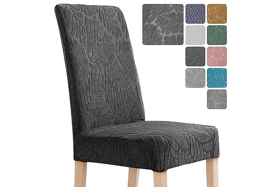 Simloveve Stuhlhusse Stretch Stuhlbezug mit Gummiband Abnehmbar, waschbar, günstig online kaufen