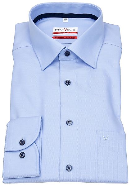 MARVELIS Businesshemd Modern Fit leicht tailliert günstig online kaufen