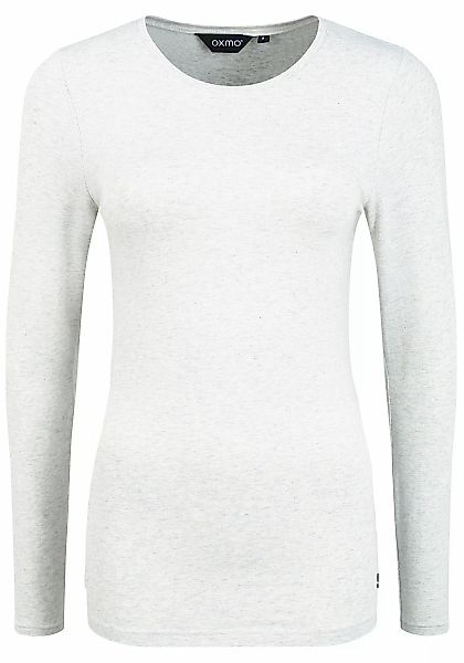 OXMO Langarmshirt OXMarie Longsleeve in Basic-Optik günstig online kaufen