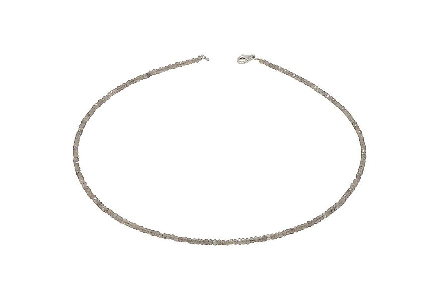 Schmuck Krone Collier Halskette aus Labradorit facettiert Ø 3mm, Silber 925 günstig online kaufen