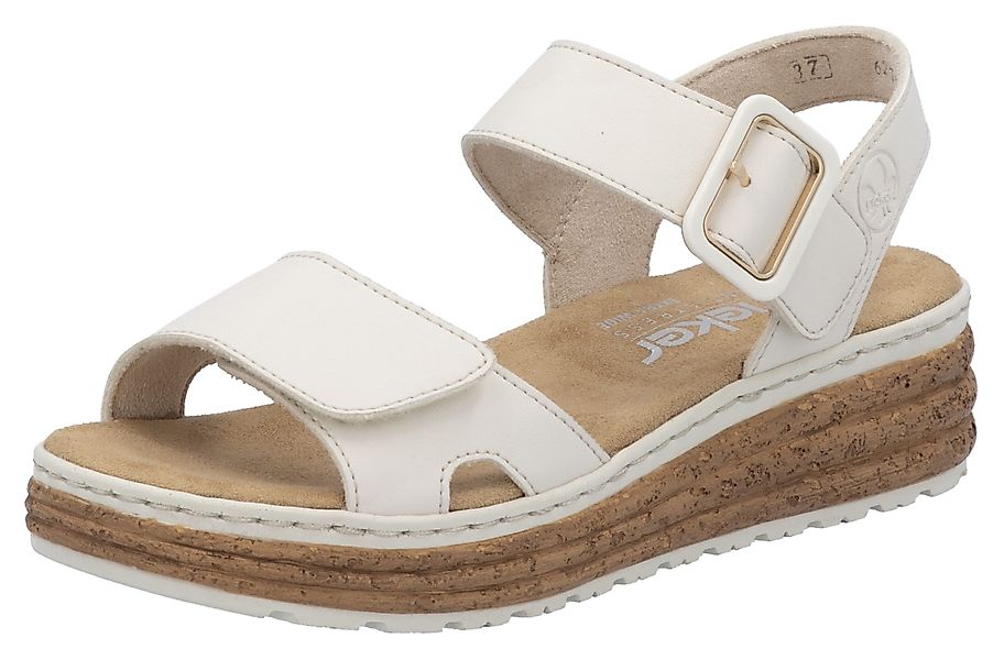 Rieker Plateausandale Sandalette, Sommerschuh, Keilsandale mit praktischen günstig online kaufen