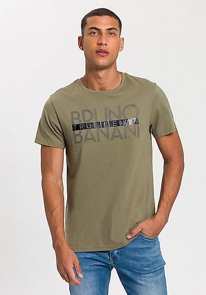 Bruno Banani T-Shirt kurzärmelig, schmal geschnitten, bedruckt, aus Baumwol günstig online kaufen