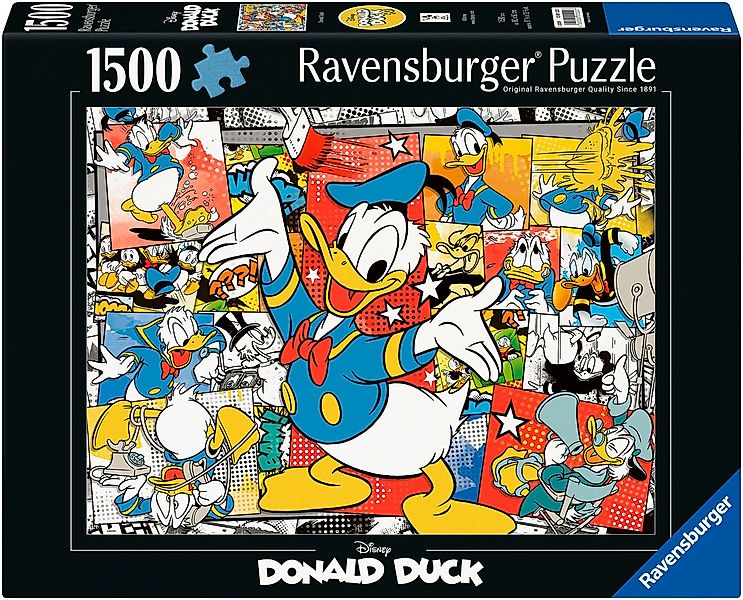 Ravensburger Puzzle Donald Duck, 1500 Puzzleteile, Made in Germany günstig online kaufen