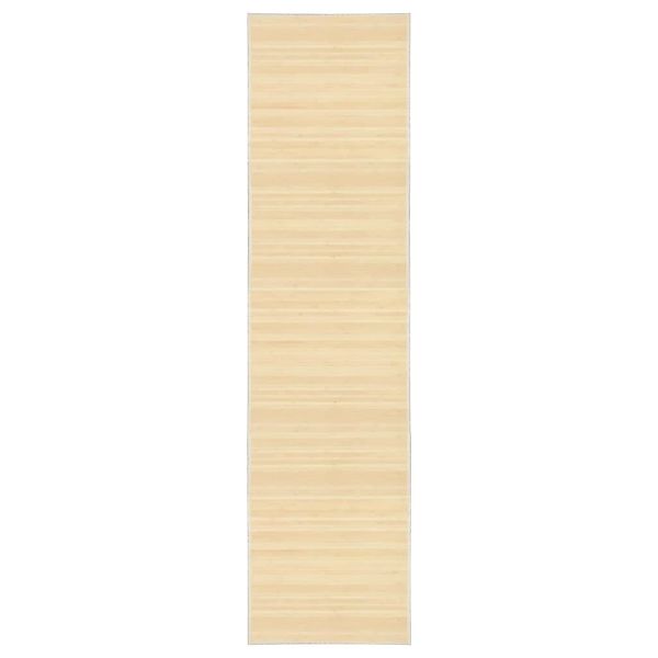 furnicato Teppich Bambus 80x300 cm Natur günstig online kaufen