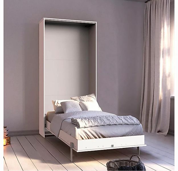 Lomadox Funktionsbett JOKSI-43, weiß 90x200 cm vertikal Jugendbett Gästebet günstig online kaufen