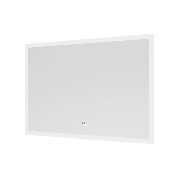 Aquabatos Badspiegel LED Spiegel mit Beleuchtung 100 x 70 cm Rechteckig Wan günstig online kaufen