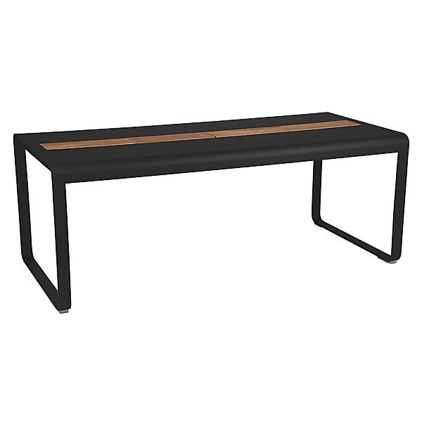 Bellevie Tisch 196 x 90cm mit Aufbewahrung Lakritze günstig online kaufen