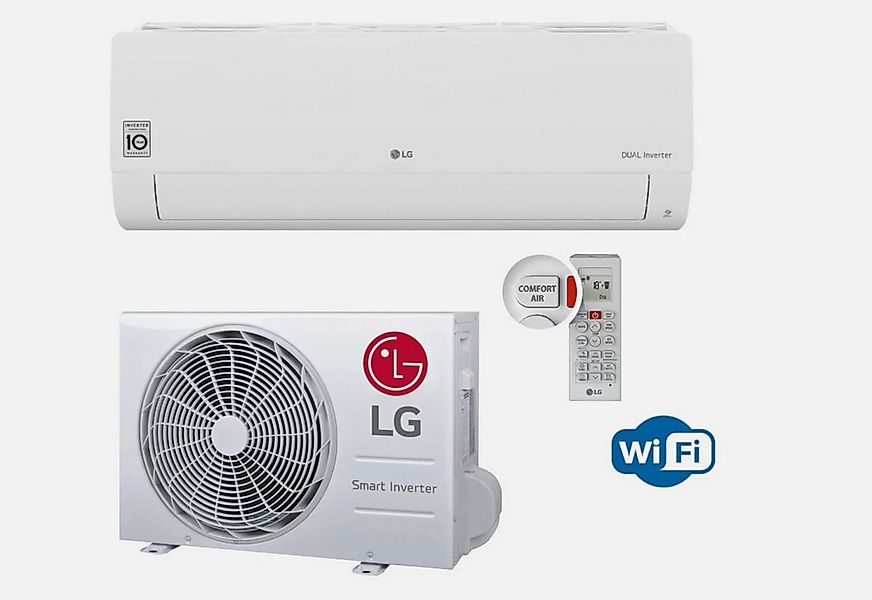 LG Split-Klimagerät S12EC Wifi Set R32 3,5 kW, S12EC NSJ + S12EC UA3 günstig online kaufen