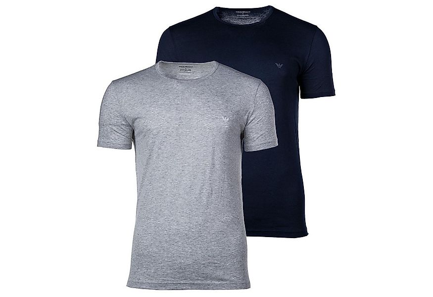 Emporio Armani T-Shirt Herren T-Shirt 2er Pack Baumwolle (Packung, 2er Pack günstig online kaufen
