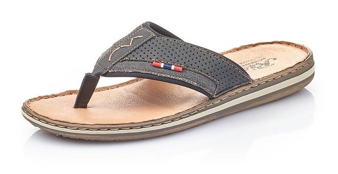 Rieker Zehentrenner Sommerschuh, Strandschuh mit weicher Leder-Innensohle günstig online kaufen