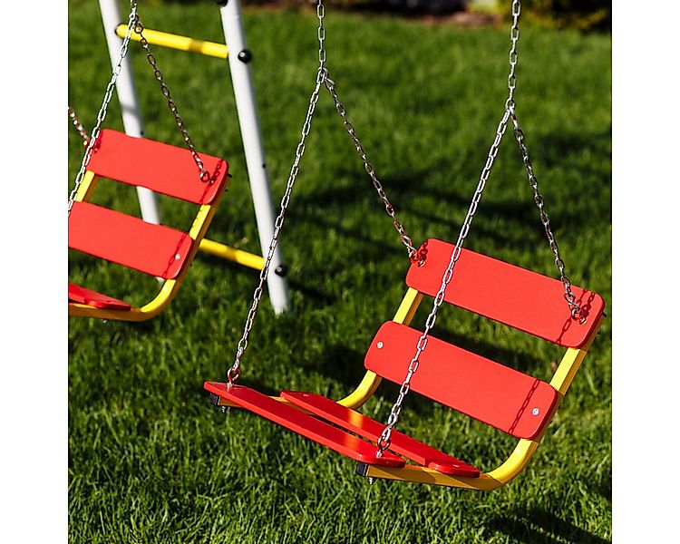 Jeflex Schaukelsitz Jeflex Kettenschaukelsitz rot-gelb günstig online kaufen