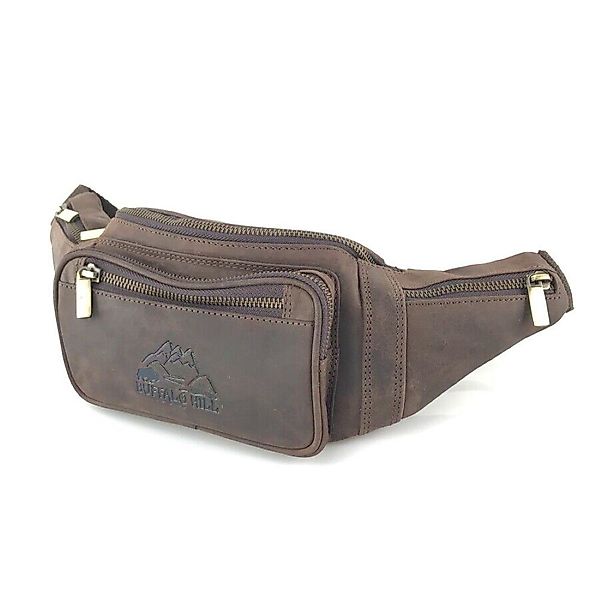 Buffalo Hill Bauchtasche Büffelleder, Vintage Umhängetasche günstig online kaufen