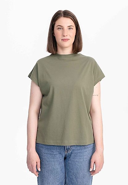 MELA Kurzarmshirt T-Shirt MADHU Fein gerippter günstig online kaufen