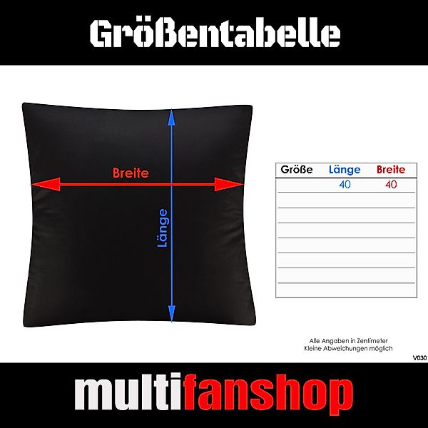 multifanshop Kissenbezug Hannover - Meine Fankurve günstig online kaufen