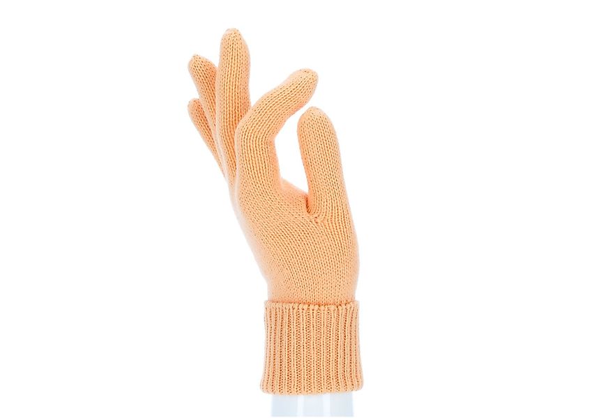 halsüberkopf Accessoires Strickhandschuhe Feinstrick Handschuh uni in tolle günstig online kaufen