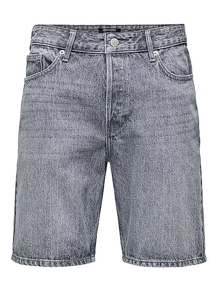 ONLY & SONS Jeansshorts Modisches kurzes Design mit fünf Taschen und Gürtel günstig online kaufen