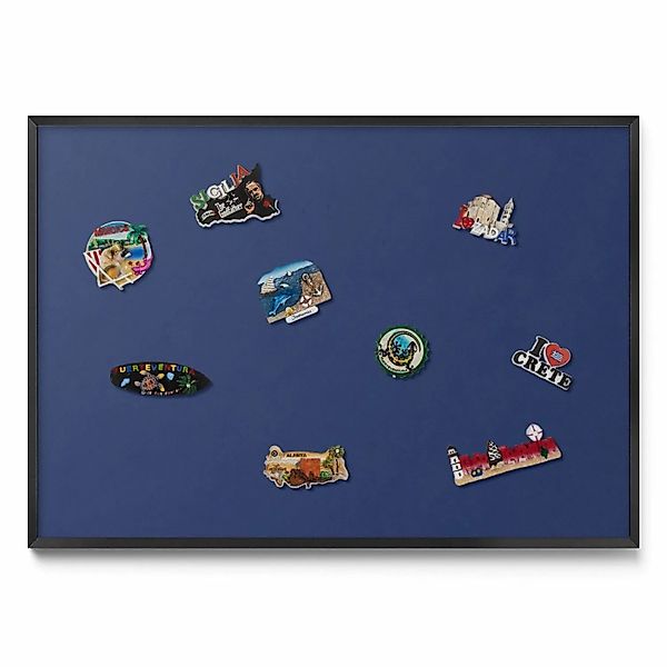 Tulup Magnettafel Magnetpinnwand Metall für Urlaubsmagnete Farbe Marineblau günstig online kaufen