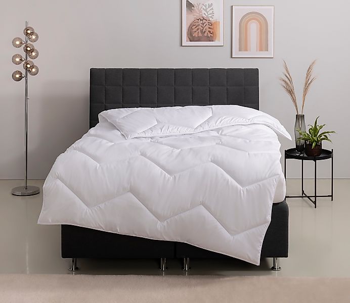 Home affaire Microfaserbettdecke "Sartes, Bettdecke 135x200 cm, 155x220 cm" günstig online kaufen