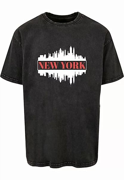 Merchcode T-Shirt Merchcode Herren New York X Acid Washed Heavy Oversize Te günstig online kaufen