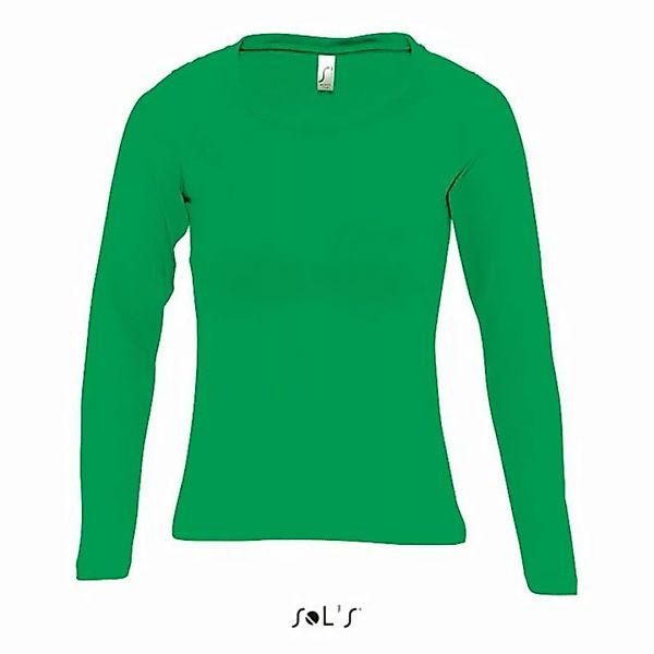 SOLS Rundhalsshirt SOL'S Damen Langarmshirt Langarm Kurzarm T-Shirt Rundhal günstig online kaufen